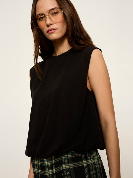 Quinn Bubble Shell - Black
