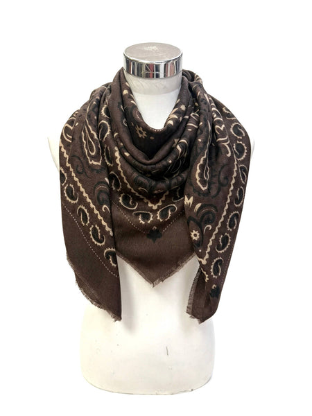 Sasha Bandana Scarf: Cafe