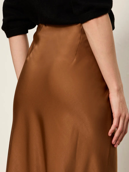 Everyday Midi Skirt - Cocoa