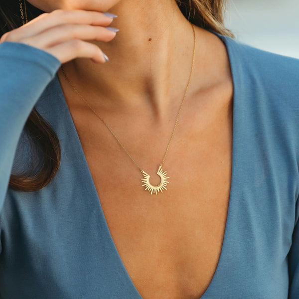Sunrise Necklace - Gold