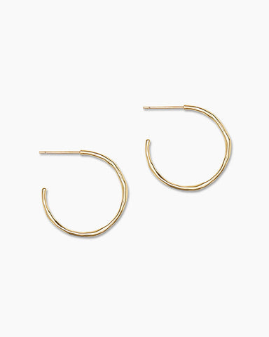 Taner Small Hoops - Gold