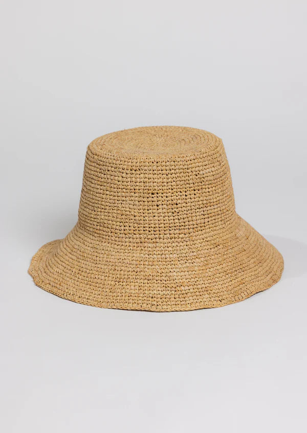 Chic Crochet Bucket - Toast