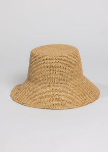 Chic Crochet Bucket - Toast