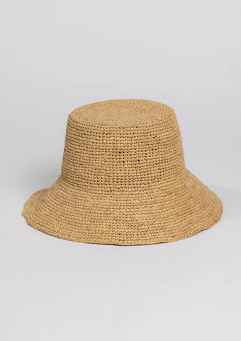 Chic Crochet Bucket - Toast