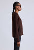 Softest Tissue Weight  Sweater - Chocolate