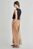 Bari Crop Trouser - Deep Khaki