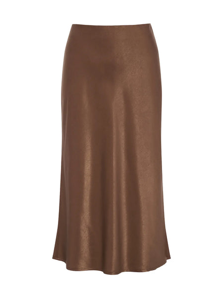 Everyday Midi Skirt - Cocoa