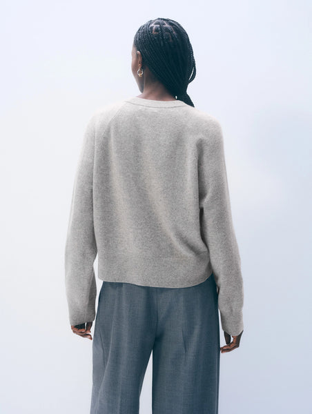 Cashmere Easy Sweatshirt - Grey Heather