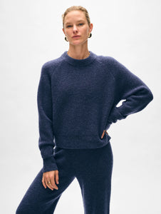 Boucle Sweatshirt - Indigo