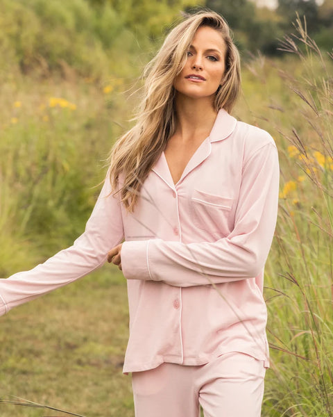 Petite Plum | Pima Pajama - Pink
