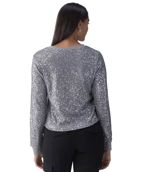 Sparkle Together Top - Gunmetal