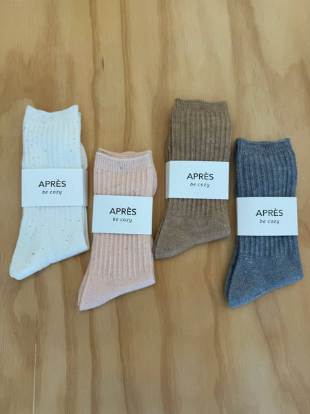 Shimmer Socks: H. gray