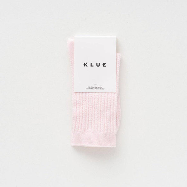 KLUE Pointelle Socks | Pink
