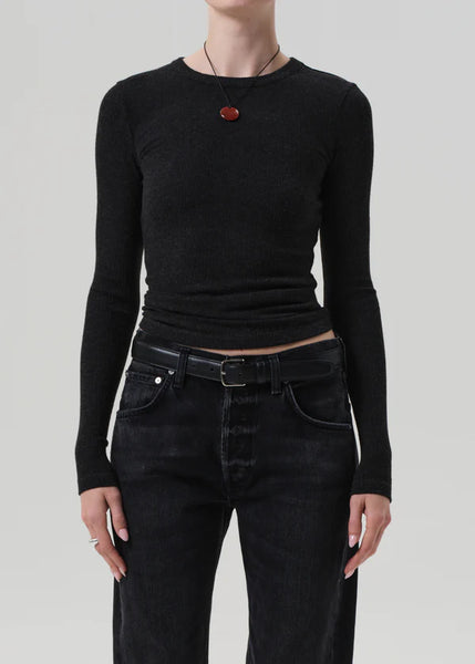 Bina Crewneck - Heather Charcoal