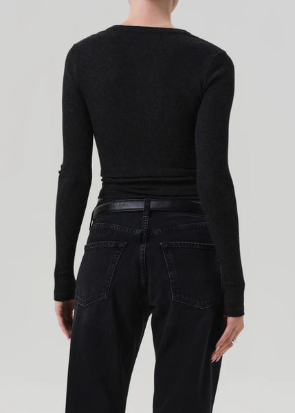 Bina Crewneck - Heather Charcoal