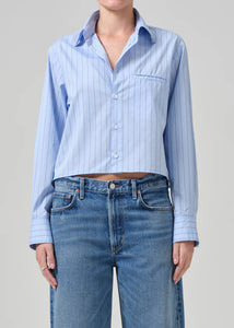 FIno Cropped Shirt - Ellis Stripe