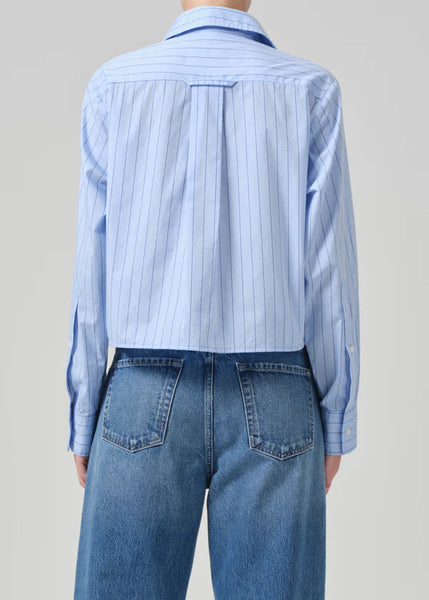 FIno Cropped Shirt - Ellis Stripe