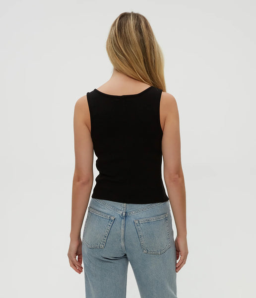 Sloan V-Neck Tank - Black