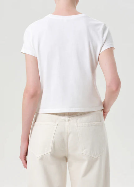 Adine Shrunken Tee - White Ash