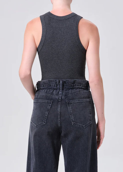 Leigh Tank - Charcoal Heather