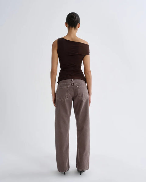 Agolde | Carlin Top - Chocolate