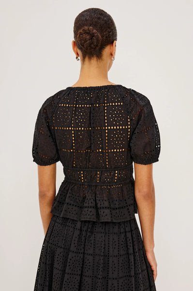 Argenta Top - Black Emb