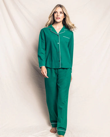 Women's Classic Pajamas - Forest Green