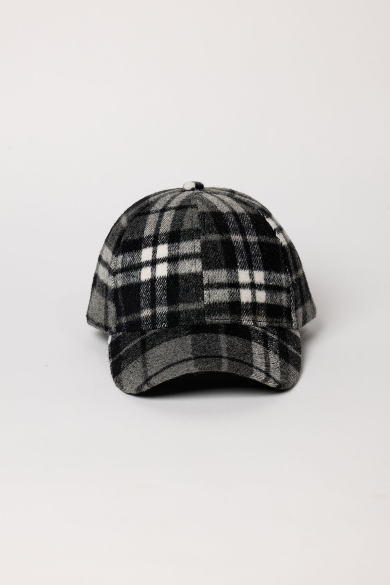 Check Cap - Black Check