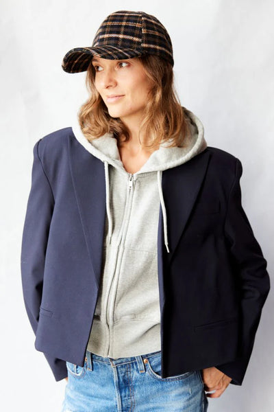 Check Cap - Navy Check