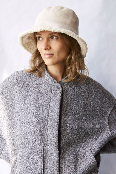 Sherpa Reversible Bucket Hat - Natural