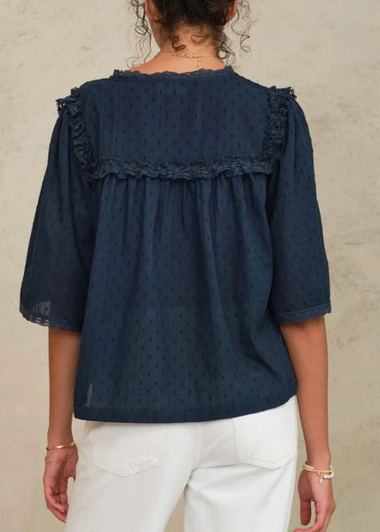 Brea Top - Navy