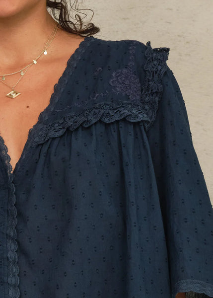 Brea Top - Navy