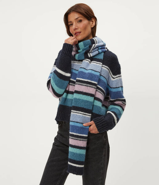 Striped Scarf - Nocturnal Combo
