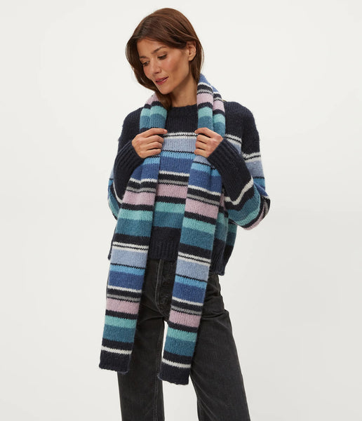 Striped Scarf - Nocturnal Combo