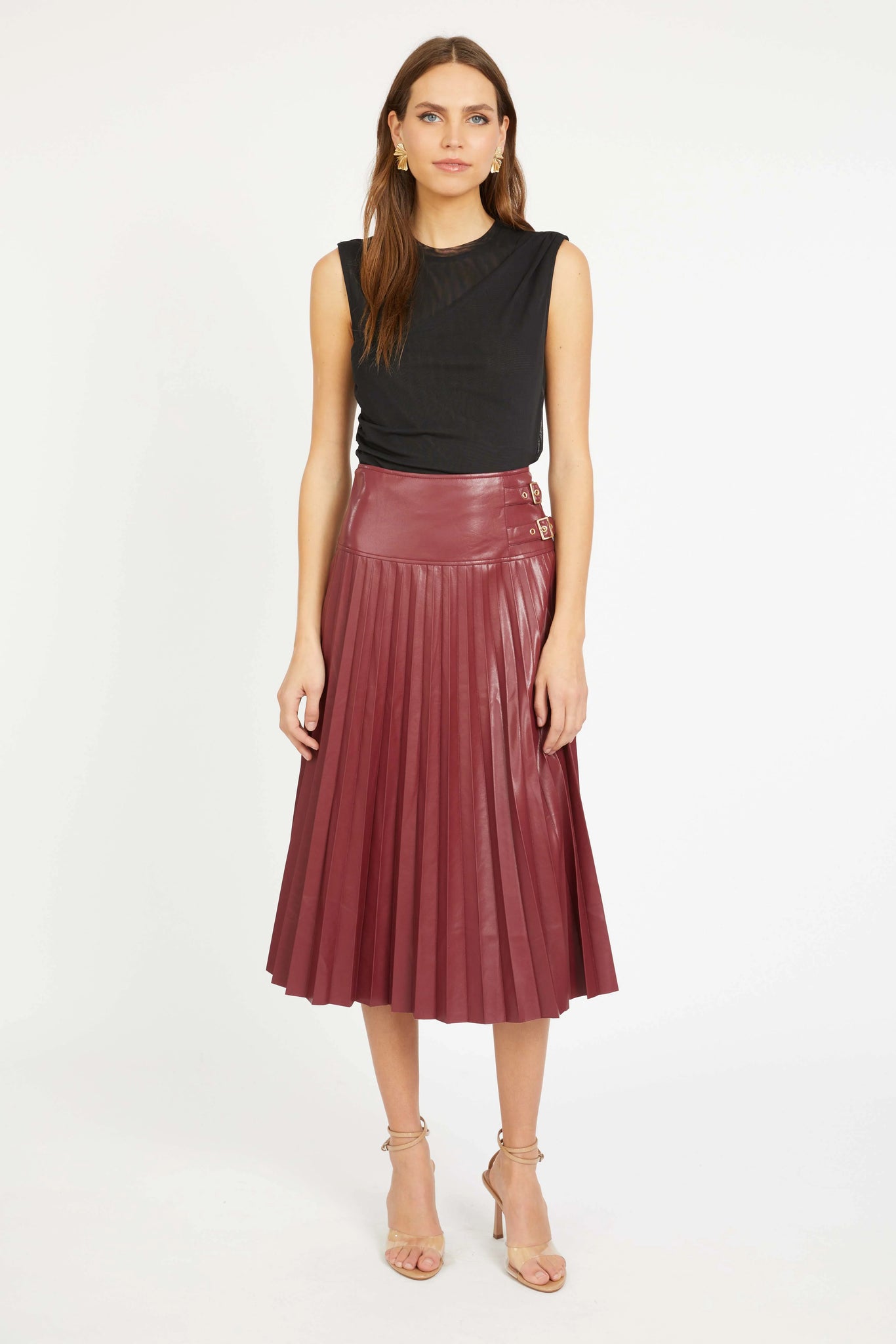 Hendrix Skirt - Cabernet