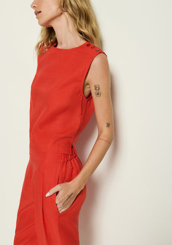 Cara Tank - Aurora Red