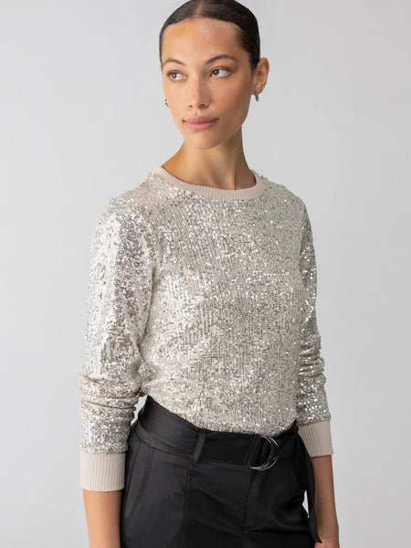 Sparkle Together Top - Champagne