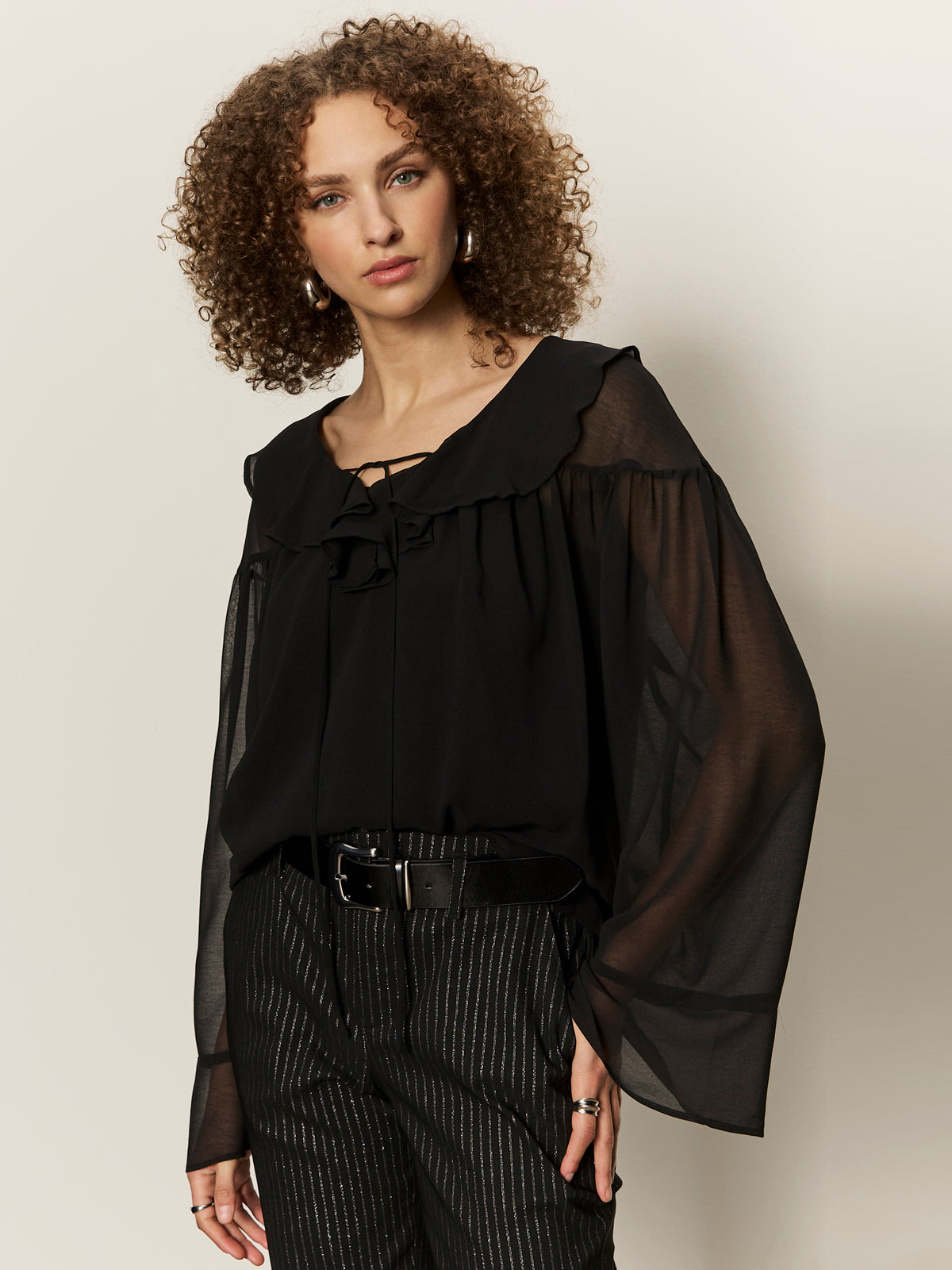 Secret Lover Blouse - Black