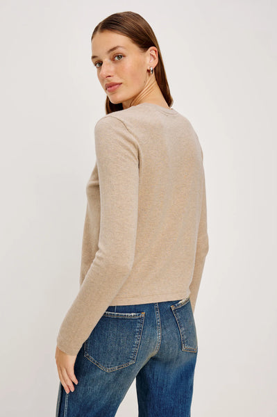 Rails | Cotton Cashmere L/S Tee - Oat