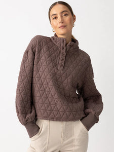 Quilted Popover - Cocoa