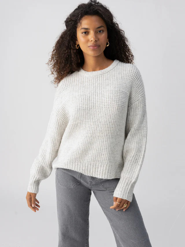 Snow Bunny Sweater - Chalk Heather