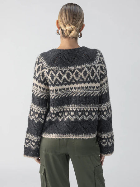 Fairisle Sweater - Heather Ash