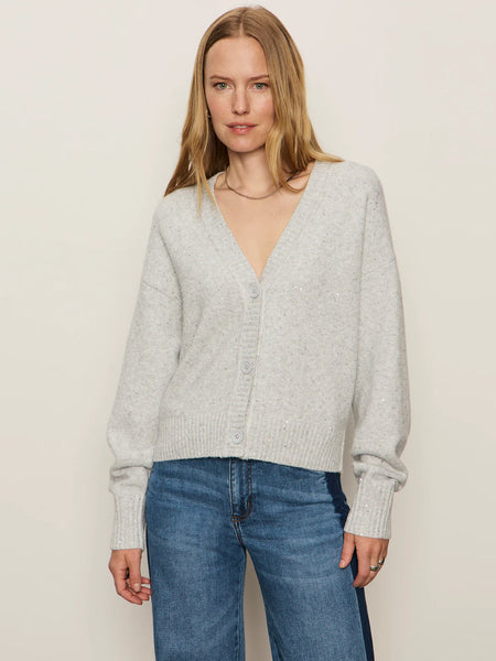 Shimmer Cardi - Heather Grey Sparkle