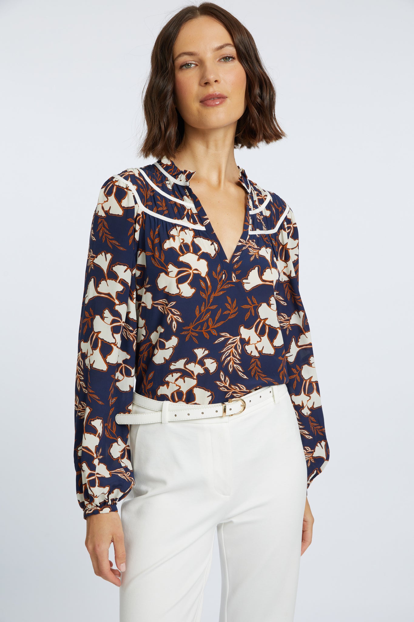 Solange Top - Ginko Block