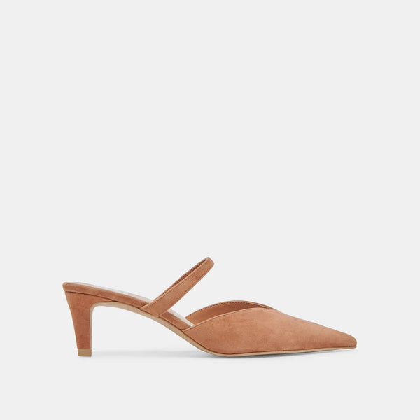 Kanika Heel - Brown Suede