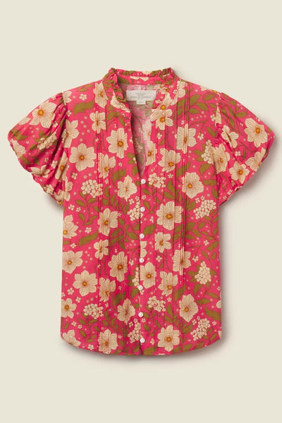 Luna Blouse - Rancho Rose
