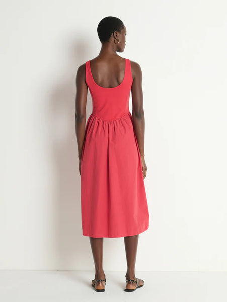 Fiona Dress - Heartbeat Red