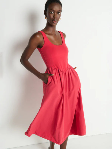 Fiona Dress - Heartbeat Red
