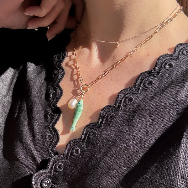 Finn Charm Necklace 18in