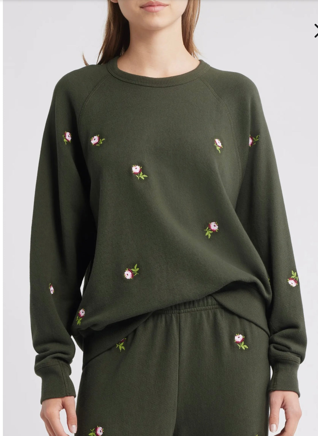 The College Sweatshirt - Woodland Green